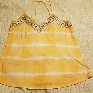 Express sequin top size M